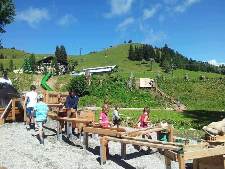Ferienwohnung Ochsenhorn In Lofer 100 M² / 4-8 P. المظهر الخارجي الصورة