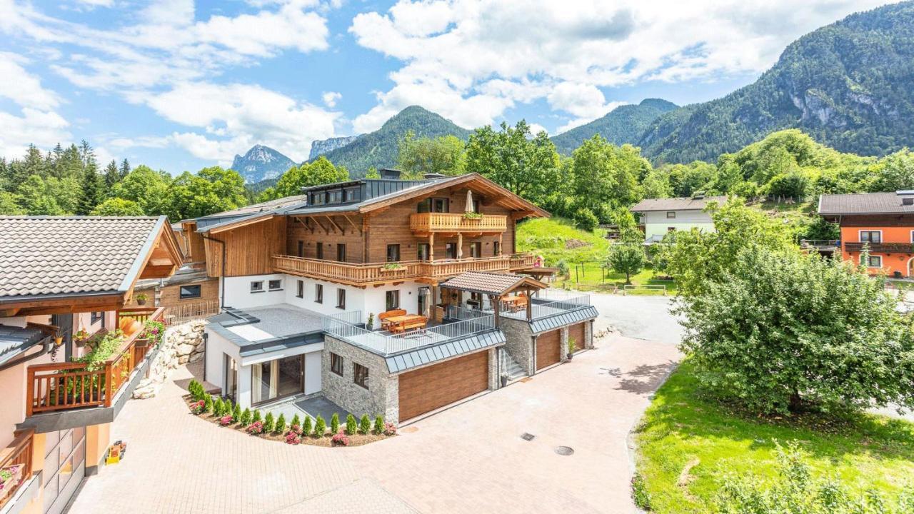 Ferienwohnung Ochsenhorn In Lofer 100 M² / 4-8 P. المظهر الخارجي الصورة